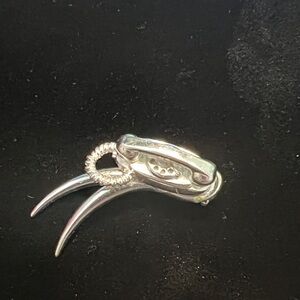Vintage Silver tone rotary Princess telephone brooch